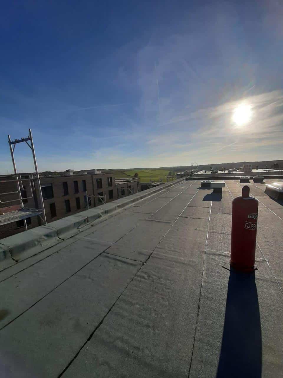 Dachisolierung einer Halle