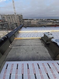 Dachisolierung einer Halle