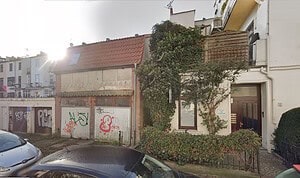 Eine alte Garage wird zur Wohnung umgebaut